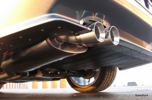 Exhaust and rear undertray